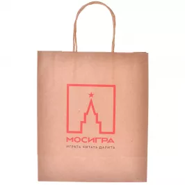 Подарочный пакет МИ маленький картинка 370303 - МосИгра